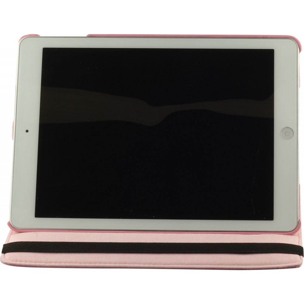 Etui cuir iPad 9.7" (6e gén/2018, 5e gén/2017) / iPad Air / Air 2 - Premium Flip 360 - Rose clair