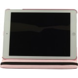 Etui cuir iPad Pro 12.9" (6e gén/2022, 5e gén/2021, 4e gén/2020, 3e gén/2018) - Premium Flip 360 - Rose clair