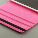 Etui cuir iPad 10.9" (10e gén/2022) - Premium Flip 360 - Rose foncé