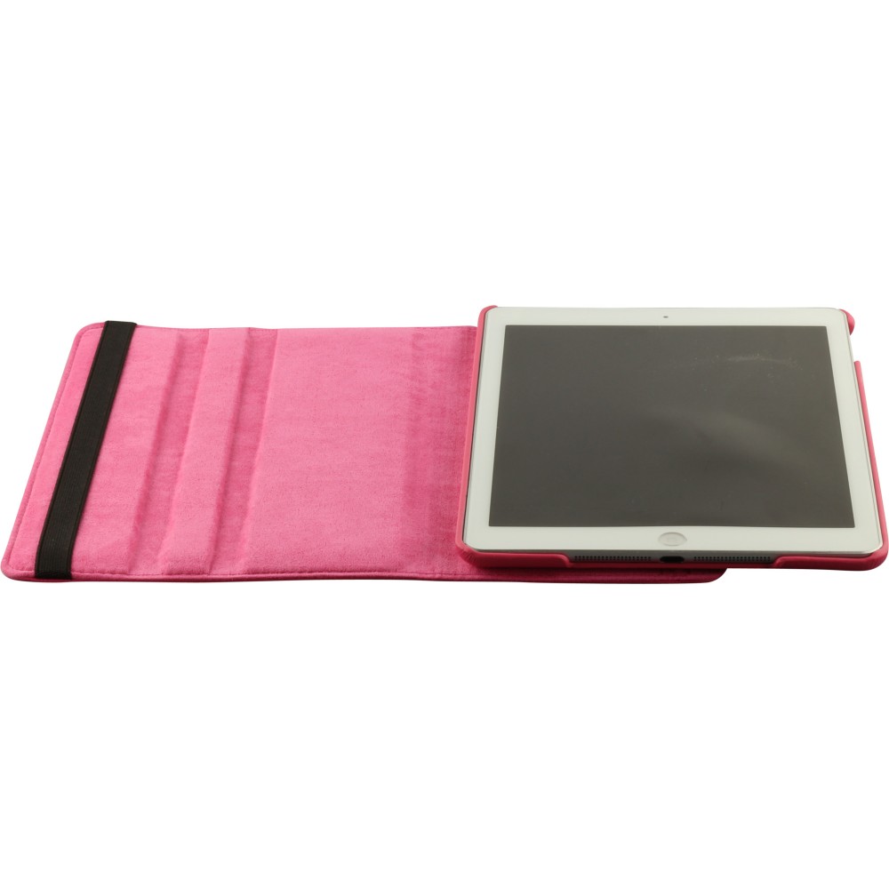 Etui cuir iPad Air 10.9" (5e gén/2022, 4e gén/2020) - Premium Flip 360 - Rose foncé