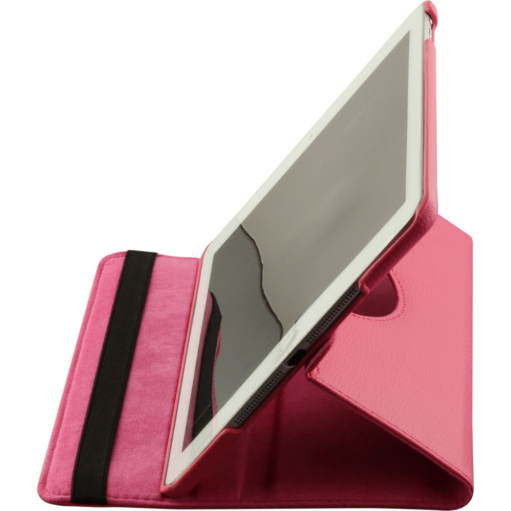 Etui cuir iPad Pro 11" (4e gén/2022, 3e gén/2021, 2e gén/2020) - Premium Flip 360 - Rose foncé