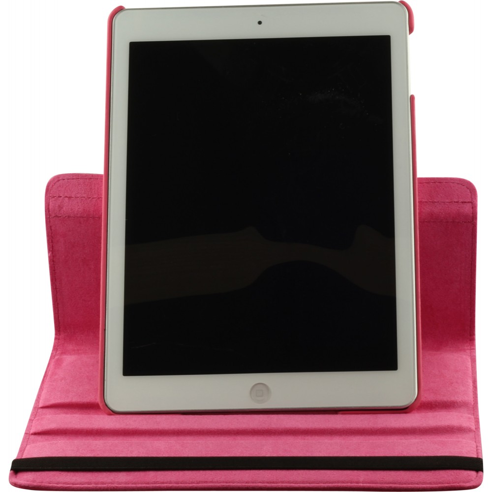 Etui cuir iPad 10.9" (10e gén/2022) - Premium Flip 360 - Rose foncé