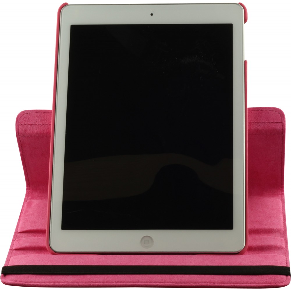 Etui cuir iPad Air 10.9" (5e gén/2022, 4e gén/2020) - Premium Flip 360 - Rose foncé