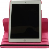 Etui cuir iPad Pro 11" (4e gén/2022, 3e gén/2021, 2e gén/2020) - Premium Flip 360 - Rose foncé