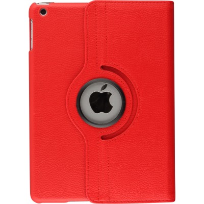 Etui cuir iPad 9.7" (6e gén/2018, 5e gén/2017) / iPad Air / Air 2 - Premium Flip 360 - Rouge