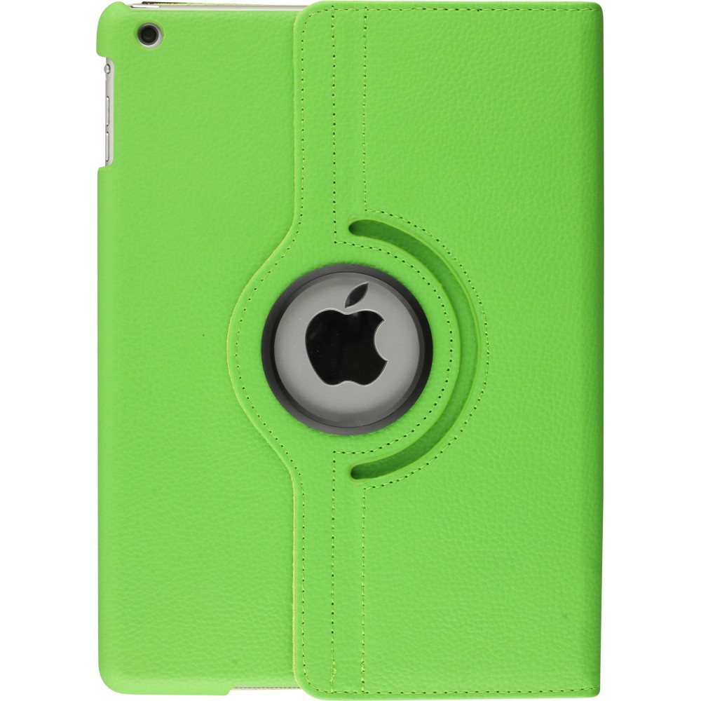 Etui cuir iPad 9.7" (6e gén/2018, 5e gén/2017) / iPad Air / Air 2 - Premium Flip 360 - Vert