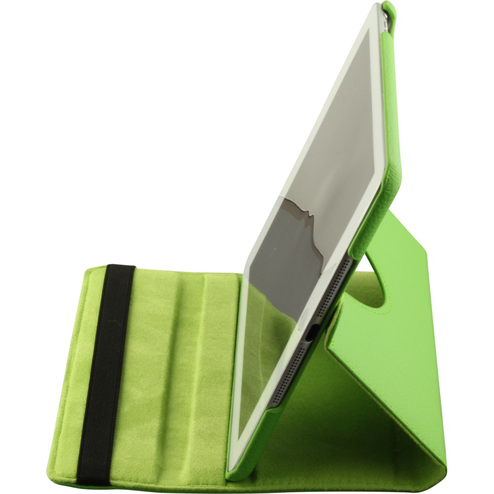 Etui cuir iPad 9.7" (6e gén/2018, 5e gén/2017) / iPad Air / Air 2 - Premium Flip 360 - Vert