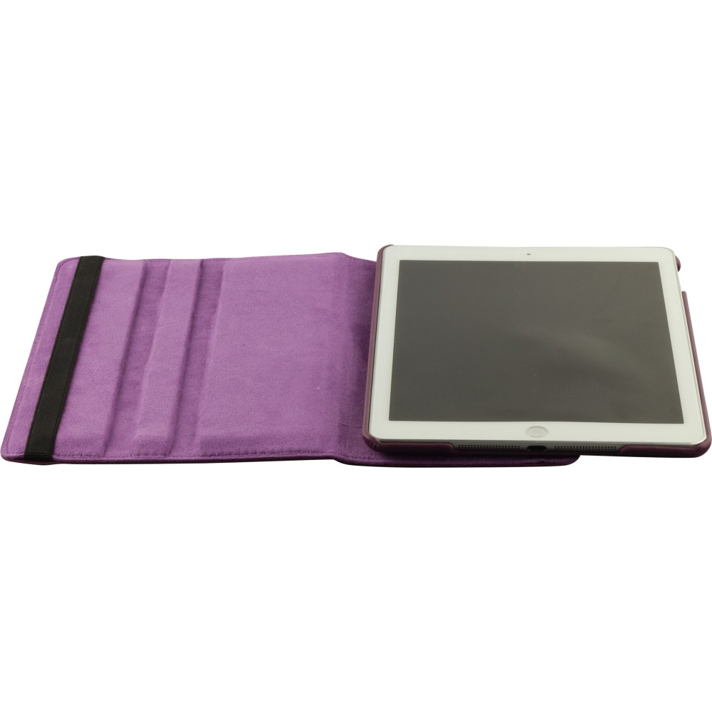 Etui cuir iPad Pro 12.9" (6e gén/2022, 5e gén/2021, 4e gén/2020, 3e gén/2018) - Premium Flip 360 - Violet