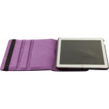 Etui cuir iPad Pro 12.9" (6e gén/2022, 5e gén/2021, 4e gén/2020, 3e gén/2018) - Premium Flip 360 - Violet