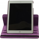 Etui cuir iPad 9.7" (6e gén/2018, 5e gén/2017) / iPad Air / Air 2 - Premium Flip 360 - Violet