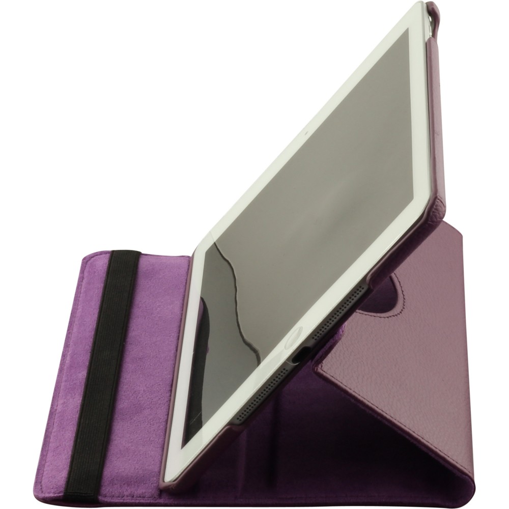 Etui cuir iPad Air 10.9" (5e gén/2022, 4e gén/2020) - Premium Flip 360 - Violet