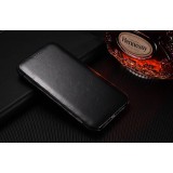 Etui cuir iPhone 11 - ICARER avec rabat - Noir