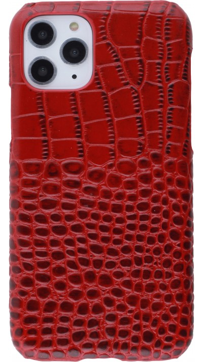 Hülle iPhone 11 Pro Max - Luxury Crocodile - Rot