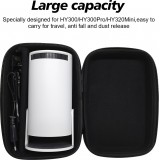 Étui de transport pour projecteur HY300 Pro / HY320 idéal pour voyages et protection - Noir