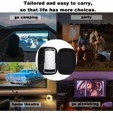 Étui de transport pour projecteur HY300 Pro / HY320 idéal pour voyages et protection - Noir