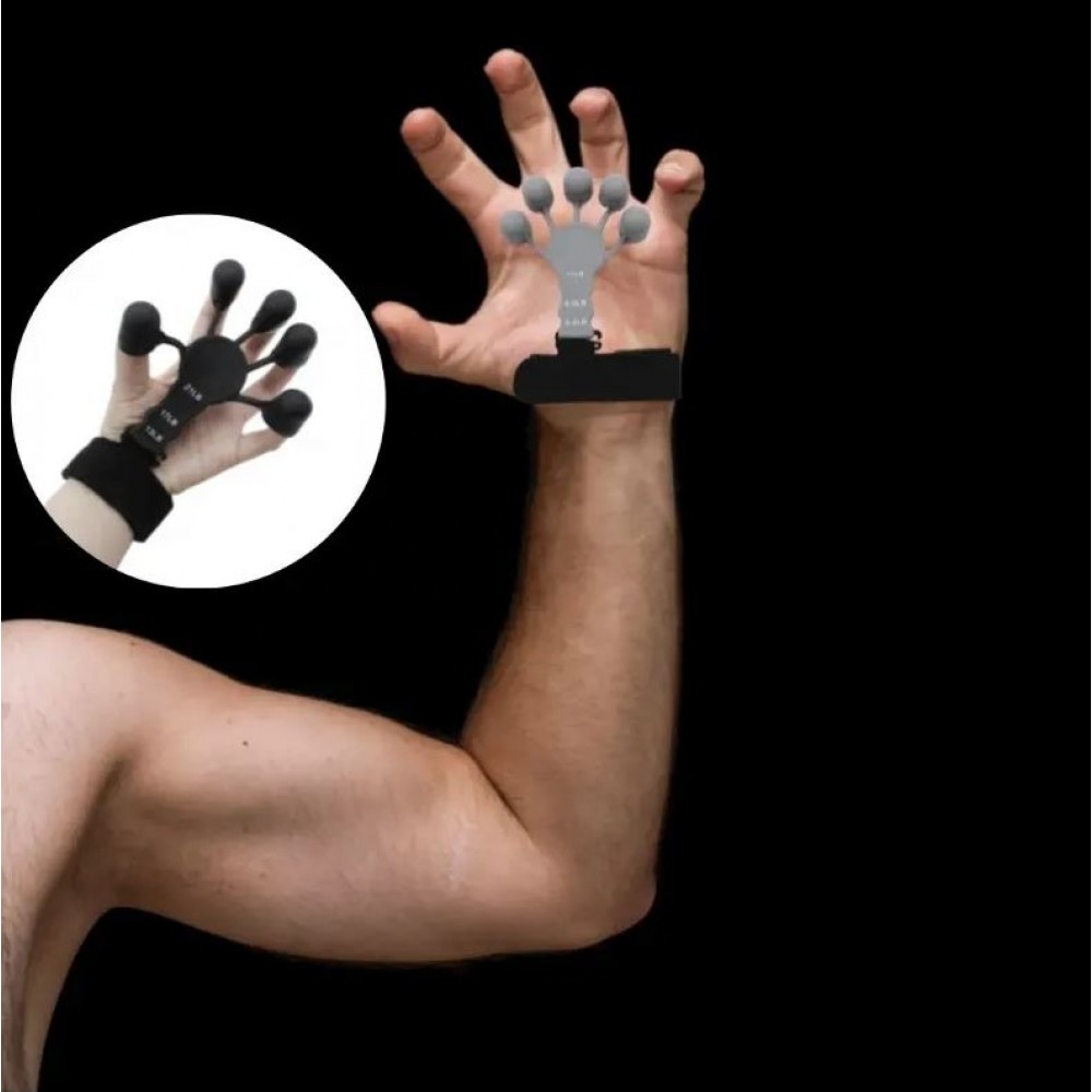 Extenseur doigts en silicone entraînement des muscles des doigts niveaux de difficulté