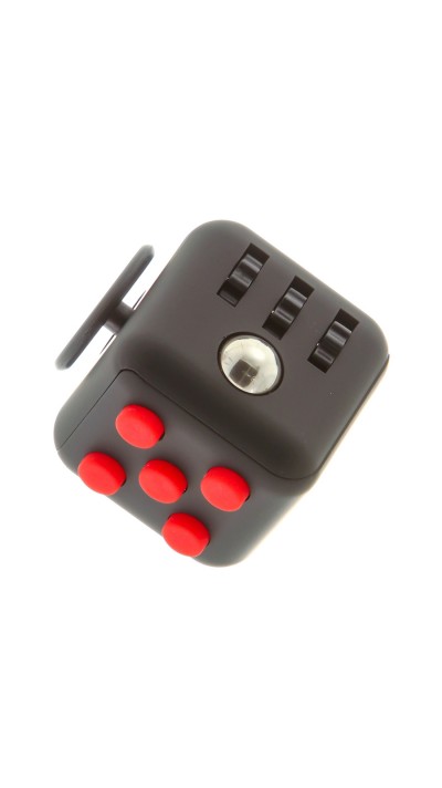 Fidget Cube Anti-Stress Spielzeug Würfel mit 6 Funktionen zum Stressabbau - Schwarz