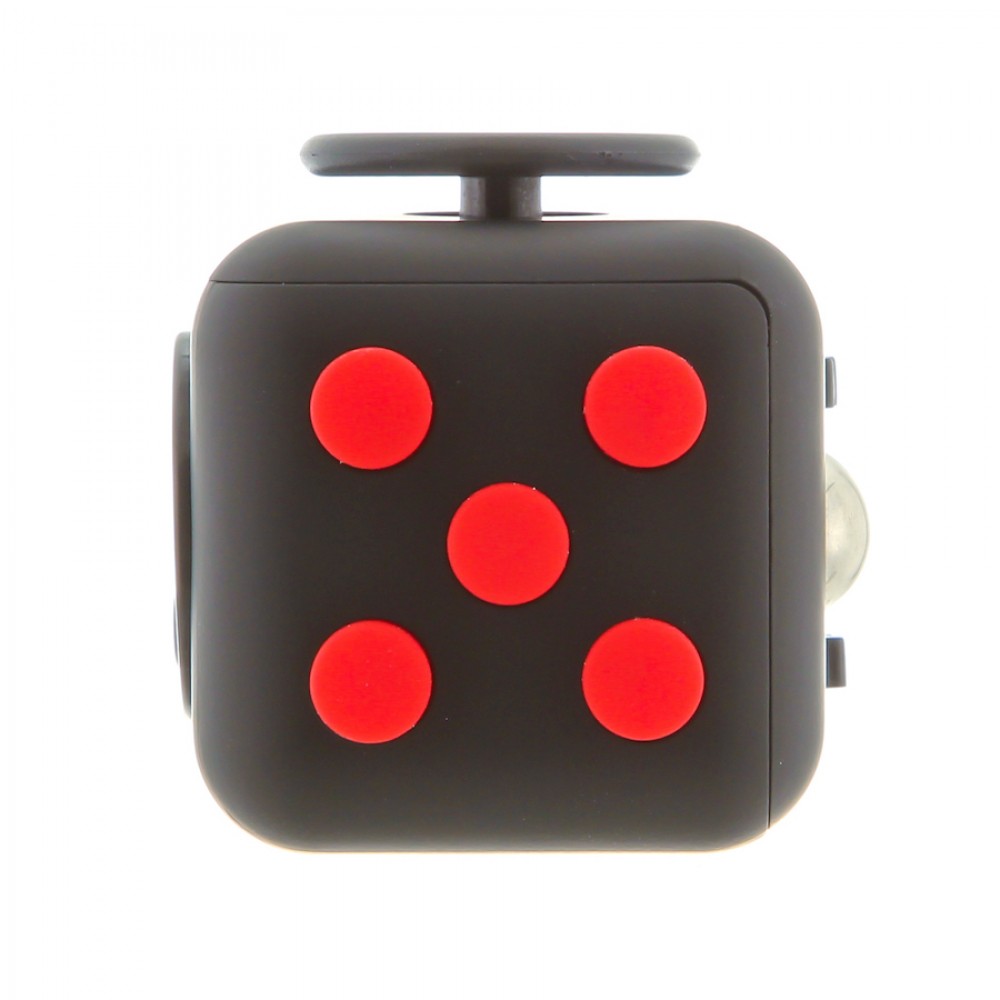 Fidget Cube Jouet Anti-Stress dé avec 6 fonctions anti-stress - Noir