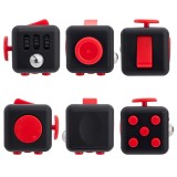 Fidget Cube Anti-Stress Spielzeug Würfel mit 6 Funktionen zum Stressabbau - Schwarz