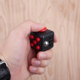 Fidget Cube Jouet Anti-Stress dé avec 6 fonctions anti-stress - Noir