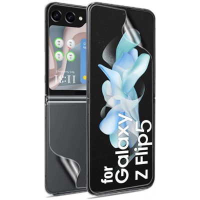 Film protecteur Samsung Galaxy Z Flip7 - Protection souple pour écran en Hydrogel TPU (face intérieure + extérieure)