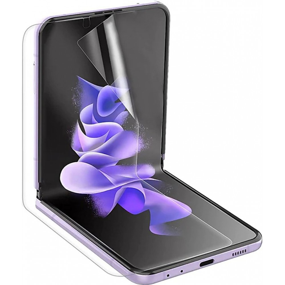 Samsung Galaxy Z Flip 3 Schutzfolie - Flexibler Bildschirmschutz aus Hydrogel TPU