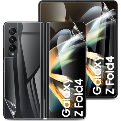 Film protecteur Samsung Galaxy Z Fold4 - Protection souple pour écran en Hydrogel TPU (face intérieure + extérieure)