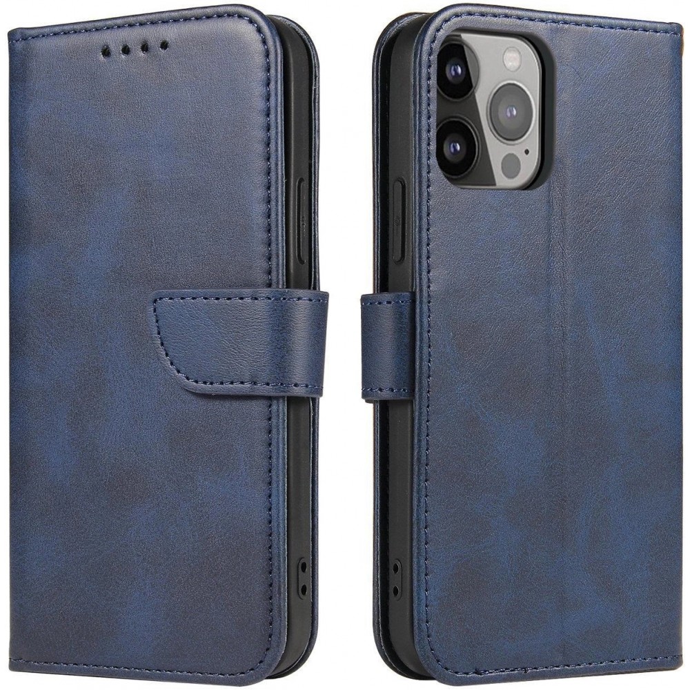 Fourre Samsung Galaxy S25 Ultra - Flip cuir avec rabat magnétique - Bleu foncé