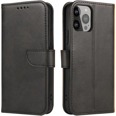 Fourre Samsung Galaxy S25+ - Flip cuir avec rabat magn&eacute;tique - Noir