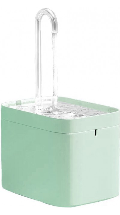 Fontaine à eau electrique pour chat/chien distributeur 1.5L water dispenser - Vert clair