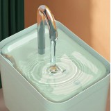 Fontaine à eau electrique pour chat/chien distributeur 1.5L water dispenser - Vert clair