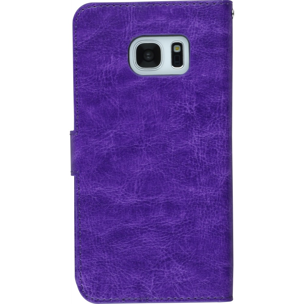 Fourre Samsung Galaxy S7 - Premium Flip - Violet