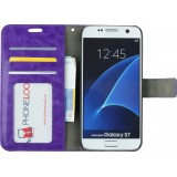 Fourre Samsung Galaxy S7 - Premium Flip - Violet