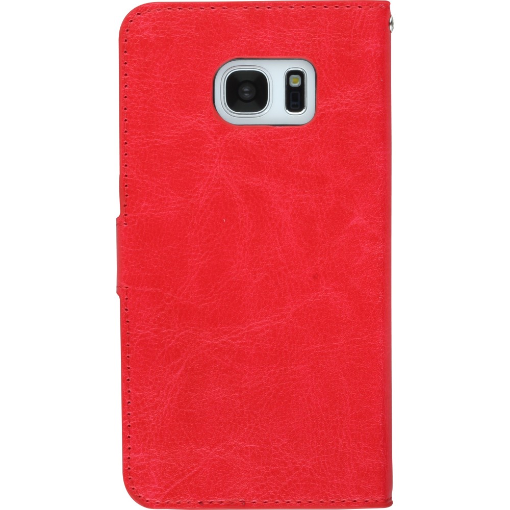 Fourre Samsung Galaxy S7 edge - Premium Flip - Rouge