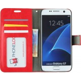 Fourre Samsung Galaxy S7 edge - Premium Flip - Rouge