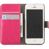 Fourre iPhone 5/5s / SE (2016) - Premium Flip - Rose foncé