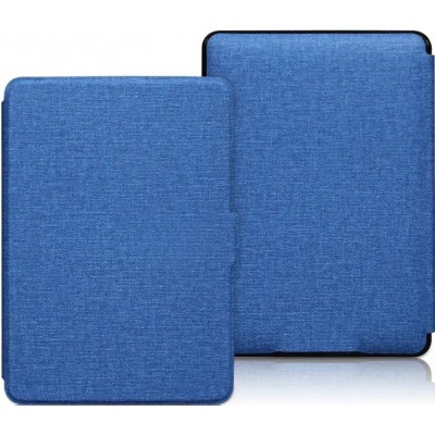 Fourre Kindle Paperwhite 2021 - Étui de protection Flip Auto On & Off - Bleu foncé