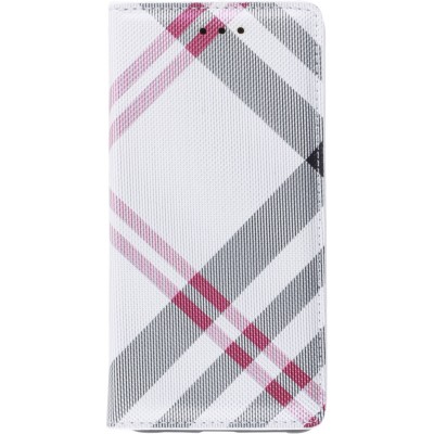 Hülle Samsung Galaxy S10 - Flip Lines - Weiss