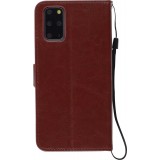 Fourre Samsung Galaxy A53 5G - Premium Flip cuir lisse porte-cartes - Brun