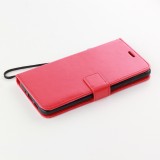Fourre Samsung Galaxy A14 - Premium Flip cuir lisse porte-cartes - Rouge