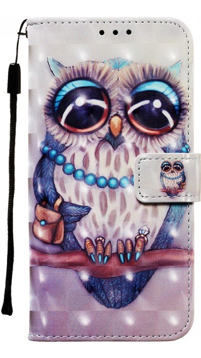 Fourre Samsung Galaxy S20 - Flip 3D fashion owl
