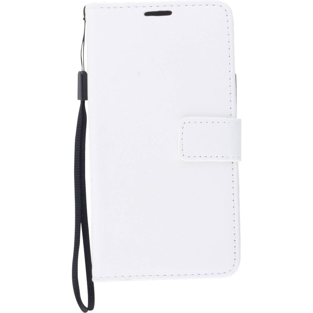 Hülle Samsung Galaxy A54 - Premium Flip Leder Tasche - Weiss