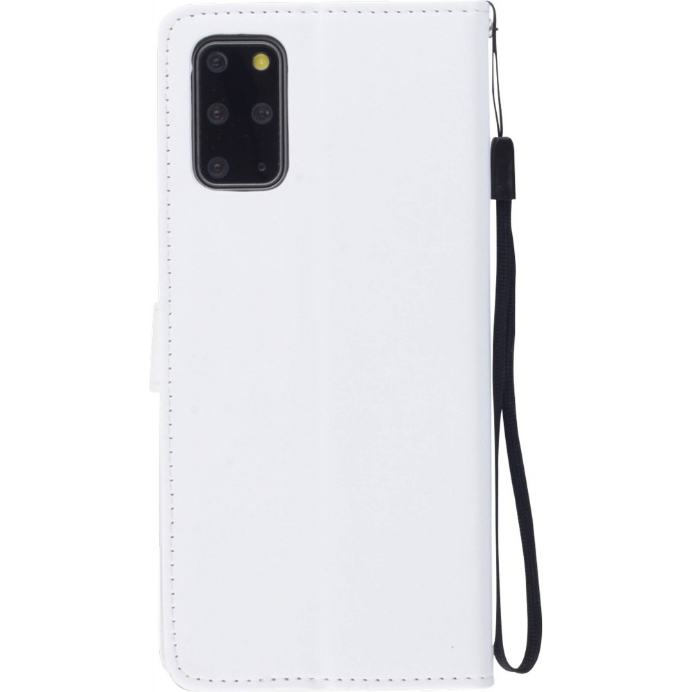 Hülle Huawei P30 Pro - Premium Flip Leder Tasche - Weiss