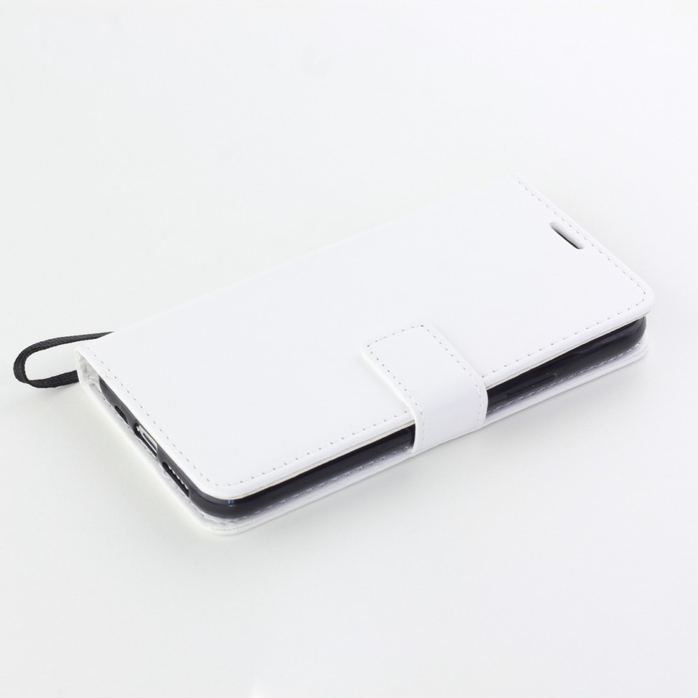 Hülle Samsung Galaxy A54 - Premium Flip Leder Tasche - Weiss