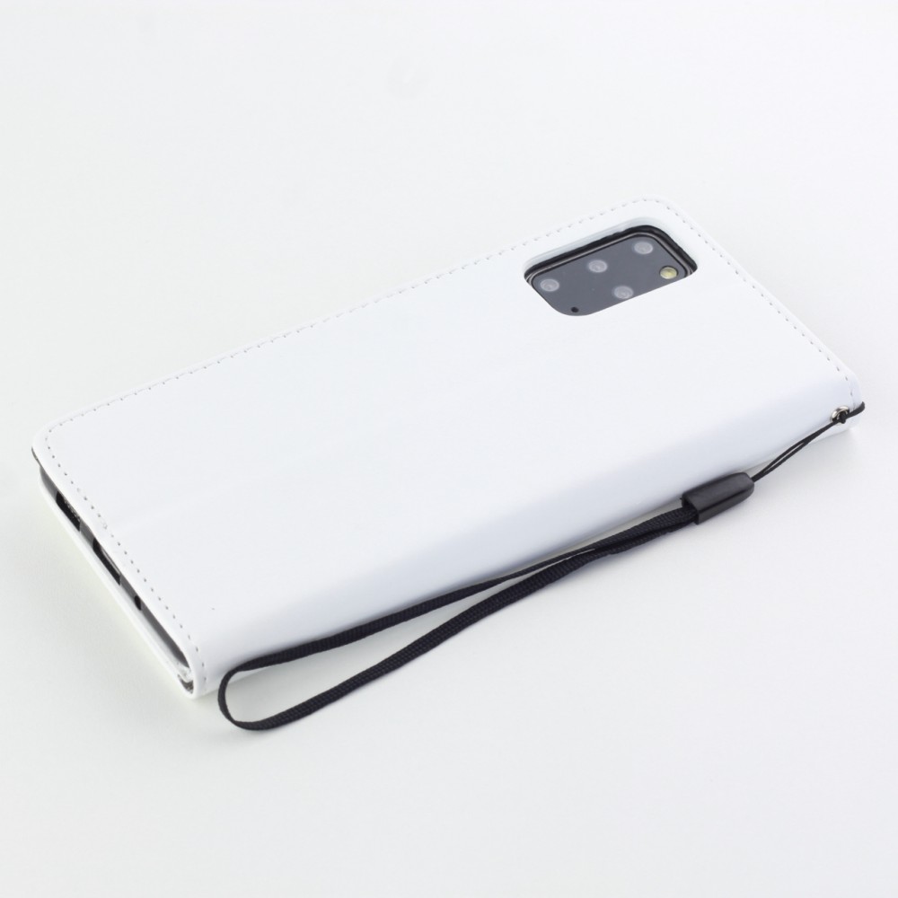 Hülle Samsung Galaxy A54 - Premium Flip Leder Tasche - Weiss
