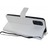 Hülle Samsung Galaxy A54 - Premium Flip Leder Tasche - Weiss