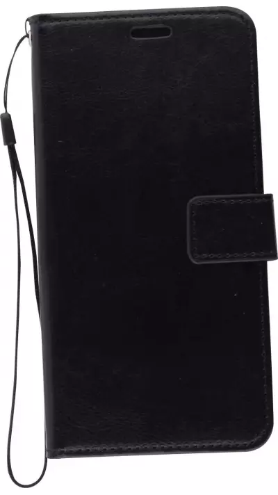 Hülle Google Pixel 6 - Premium Flip Leder Tasche - Schwarz