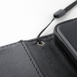 Fourre Samsung Galaxy S24 FE - Premium Flip cuir lisse porte-cartes - Noir