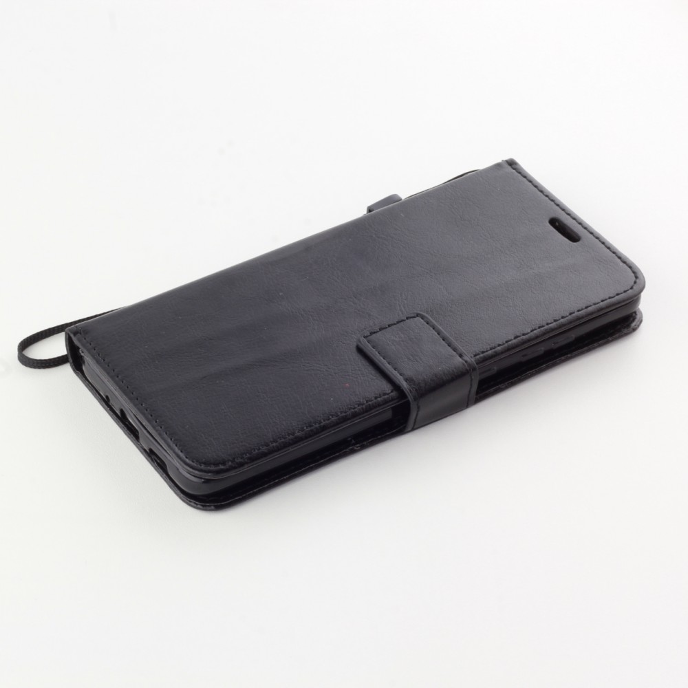 Hülle Samsung Galaxy S20 Ultra - Premium Flip Leder Tasche - Schwarz