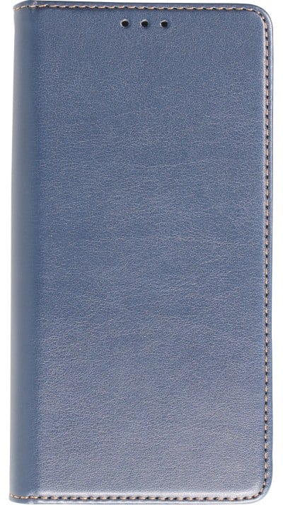 Fourre Samsung Galaxy S23 - Flip Shierre Shann cuir véritable - Bleu